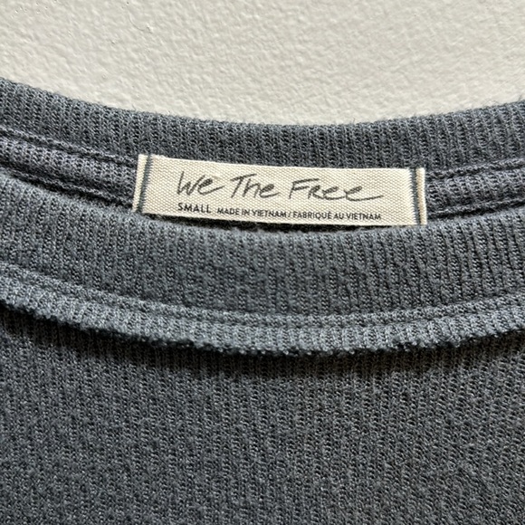FREE PEOPLE | Snowy Thermal, Blue/Gray size small - Picture 4 of 11